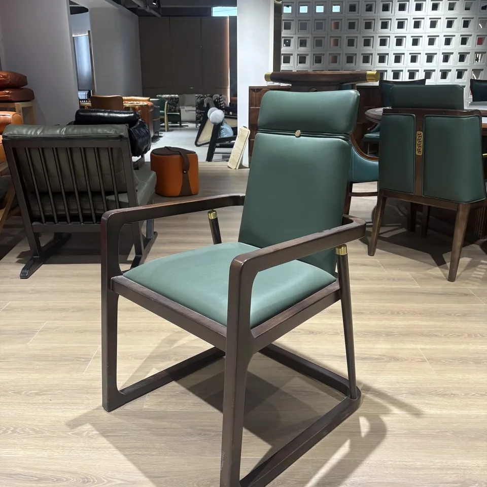 Jade Sled-Base Armchair