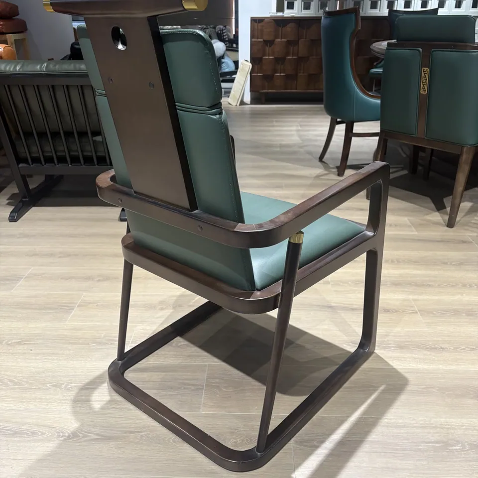 Jade Sled-Base Armchair view 2