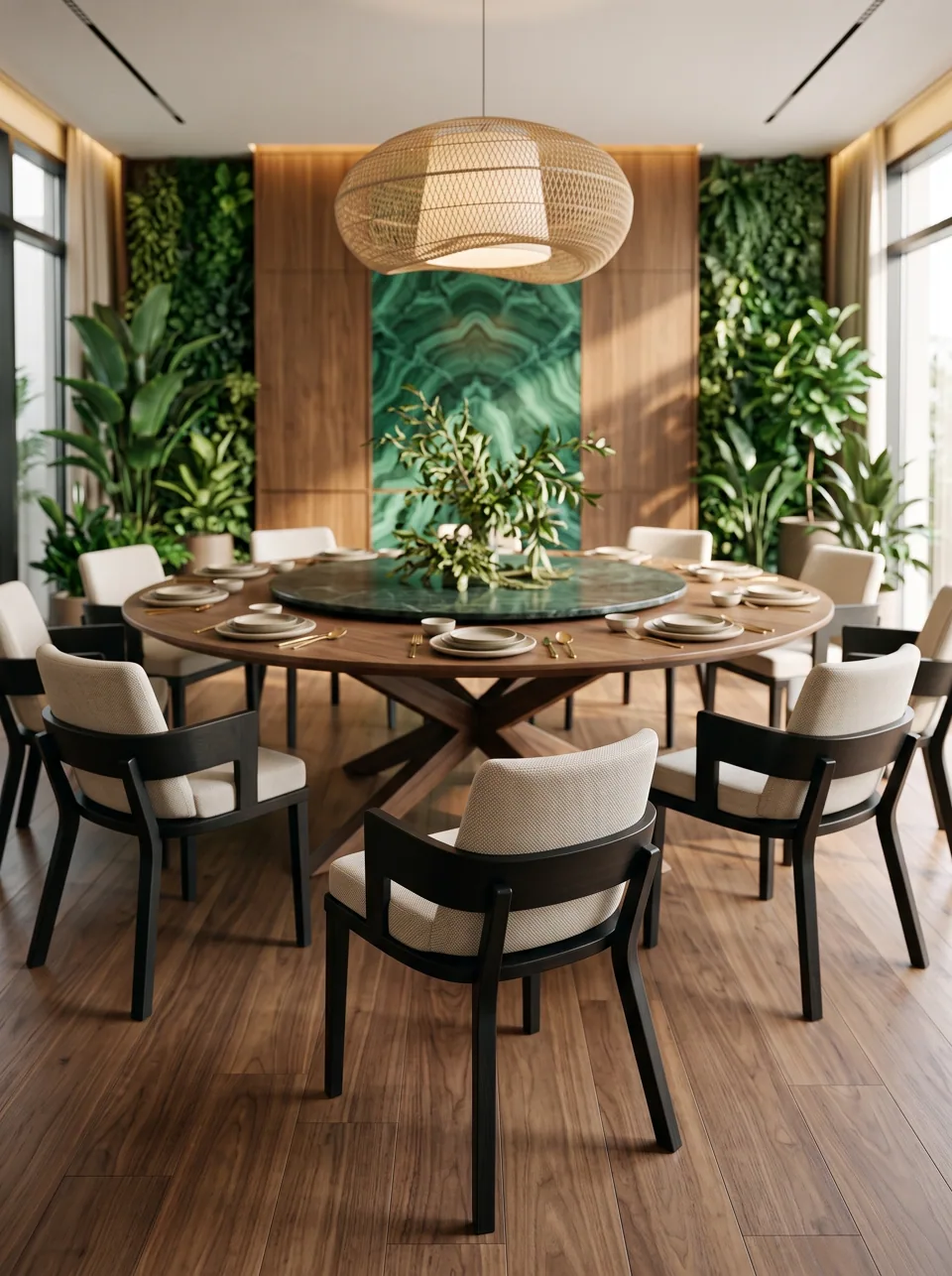Round Hot Pot & Banquet Tables